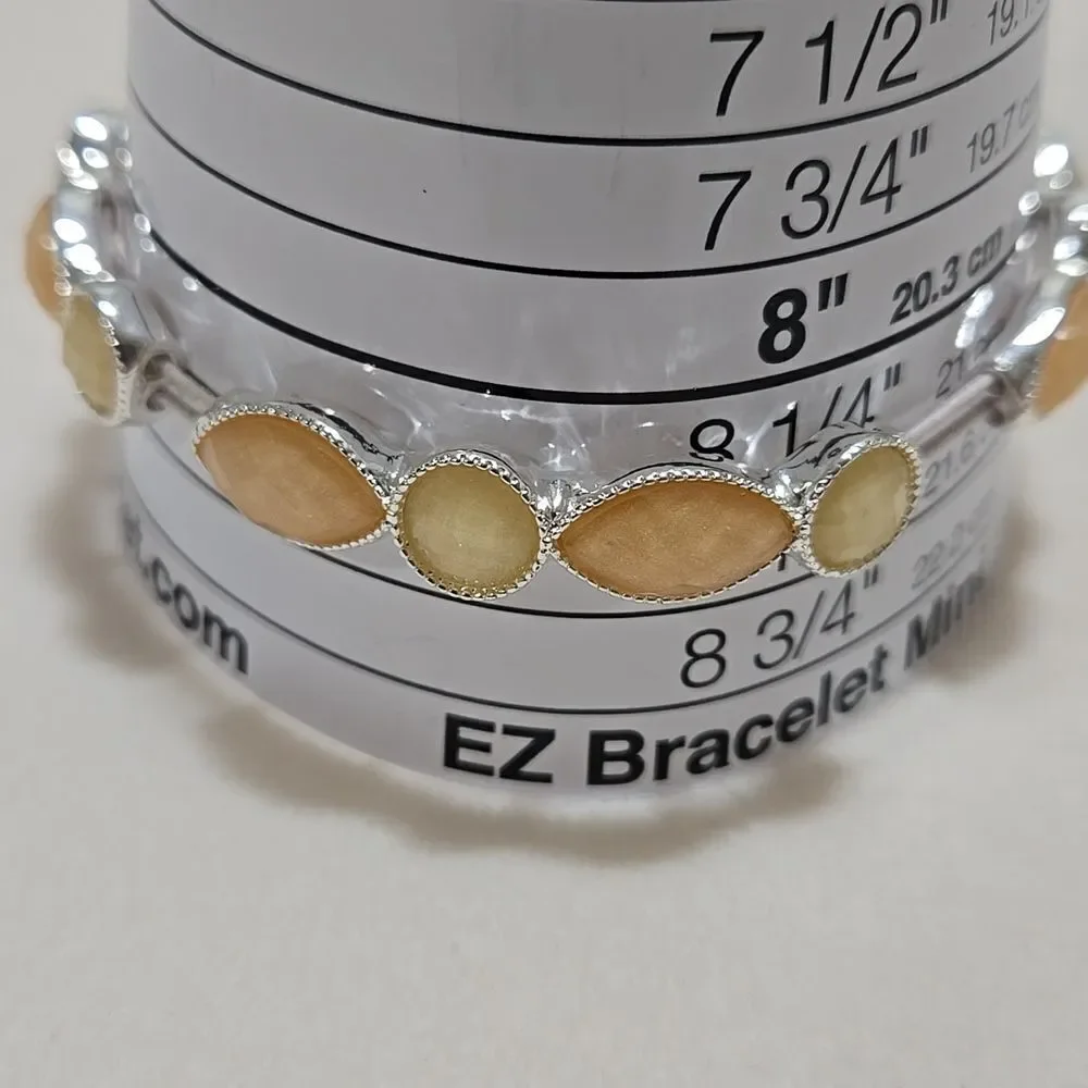 Liz Claiborne Peach and Cream Bracelet